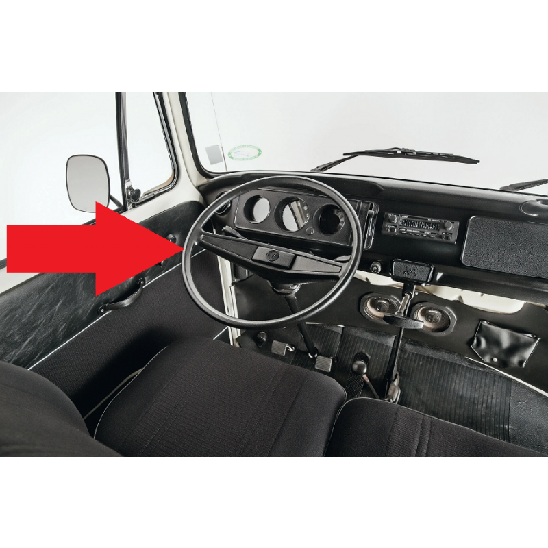 Volante Kombi Clipper 81 à 96 Com Botão Buzina Original VW Usado 