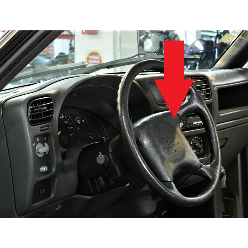 Volante S10 Blazer até 2012 Silverado Preto Emborrachado Novo