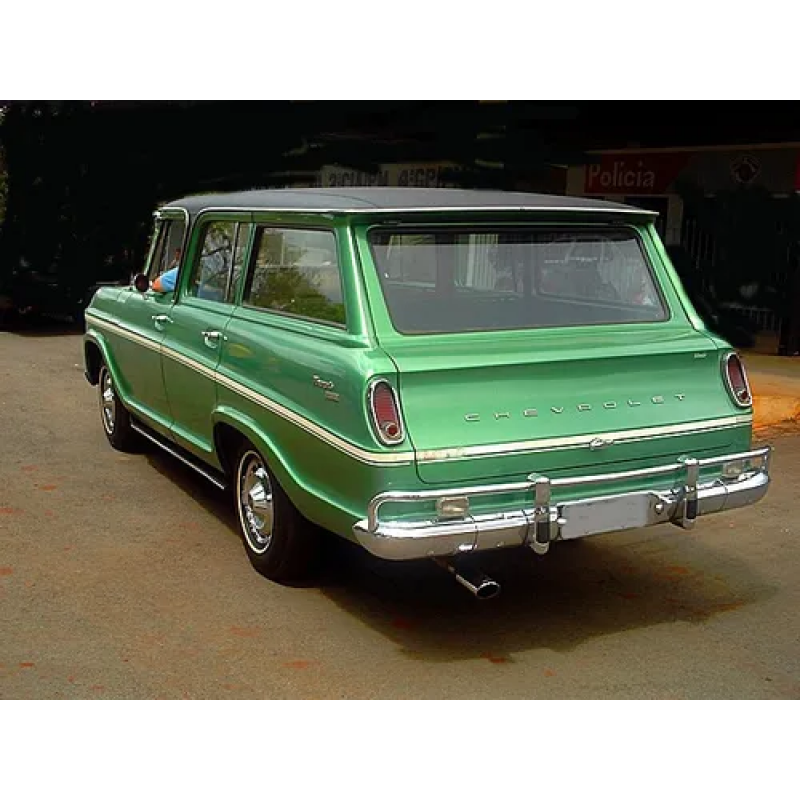 Friso Do Estribo Veraneio Até 1988 Novo Inox Valor Par