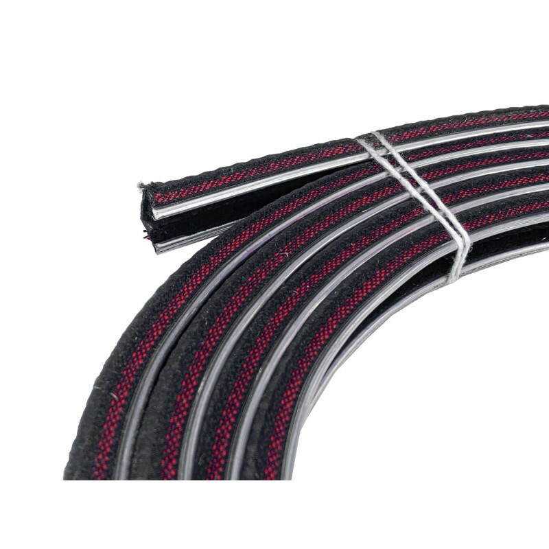 Vidro Porta Inteiriço + Canaleta e Pestana Ford Willys Rural F-75 Incolor Novo - Jogo