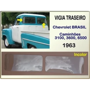 Vidro Vigia Traseiro Chevrolet 63 Brasil 3100 3600 6500 Par
