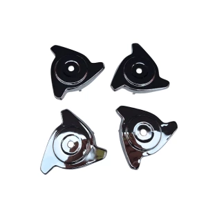 Spinner Da Calota Simca Cromado Novo Jogo Prateado