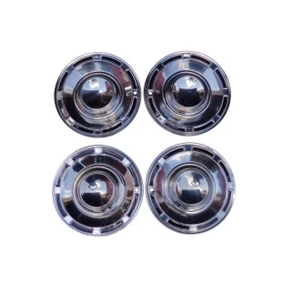 Calota Ford Maverick Super Luxo Original Usada Inox - Jogo