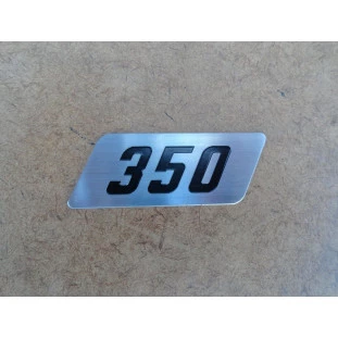 Emblema 350 do Logo Lateral Direito do Capô F-350 1972 à 1979