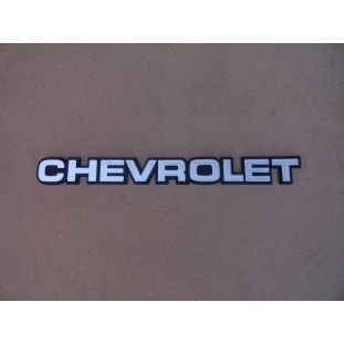 Emblema Chevrolet Tampa Traseira D-20 Veraneio Bonanza 1985 a 1996 Novo