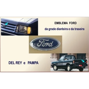 Emblema Ford Oval Pequeno