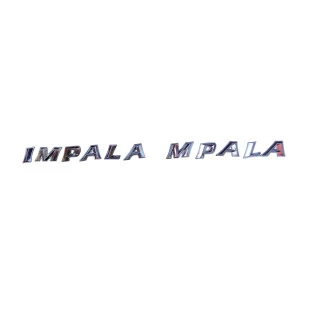 Emblema Lateral Impala 1959 Original Usado - Par Incompleto