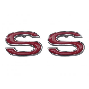 Emblema SS Chevrolet Opala SS - Par
