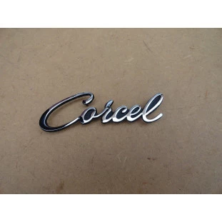 Emblema Manuscrito Corcel I 1969 a 1977 Belina I Tampa Traseira Pino