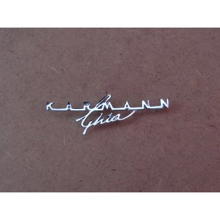 Emblema Painel Porta Luvas Volkswagen Karmann Ghia Novo