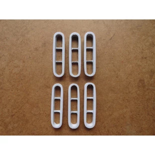 Difusor de Ar Interno Branco Entrada Saida Acabamento Fusca Brasilia Variant TL – Jogo