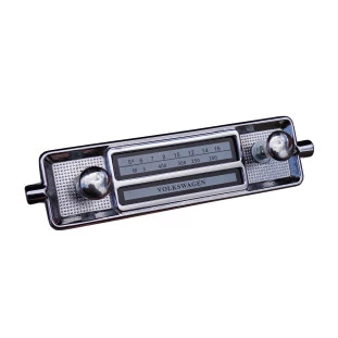 Frente Falsa Tampa Rádio Vw Fusca até 1970 Botão Cromado