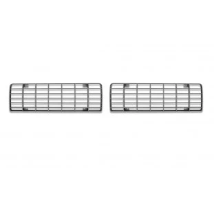 Grade Central Tela F-100 F-1000 F-4000 1972 a 1985 Prata Nova - Par