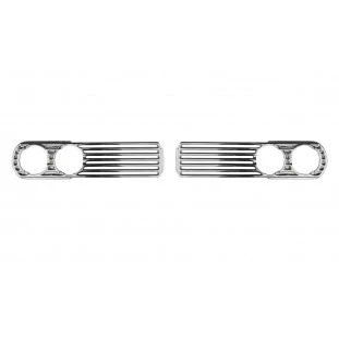 Grade Tela Central Ford F-100 Passeio 1965 a 1968 Nova - Par