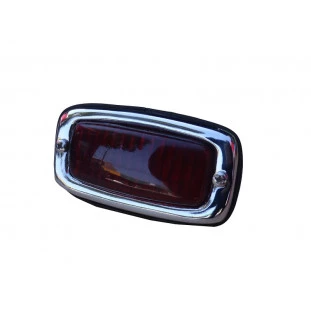 Lanterna Luz Freio VW Kombi Cromado Lente Resina Novo