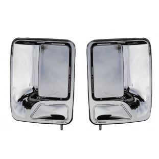 Maçaneta Externa da Porta Traseira F-250 F-350 Dupla Cromada - Par