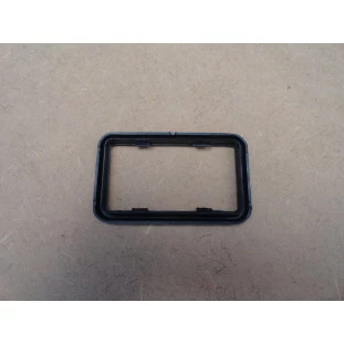 Moldura da Maçaneta Interna da Porta Preta Opala e Caravan 1983 a 1984