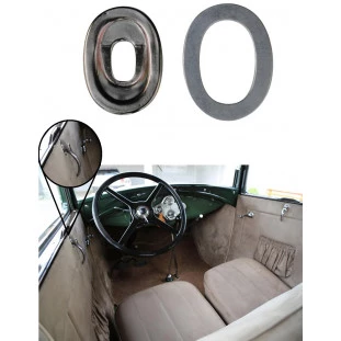 Moldura Roseta Maçaneta Interna Ford A 1928 a 1931 Fordinho Importada - Unitário