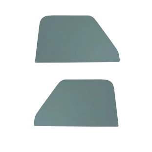 Vidro Porta Inteiriço F-100 F-600 1953 a 1955 e 1958 Verde - Par