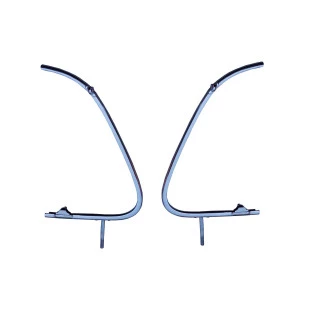 Quadro Interno Vidro Quebra Vento Ford F-1 F-8 1948 1949 - Par