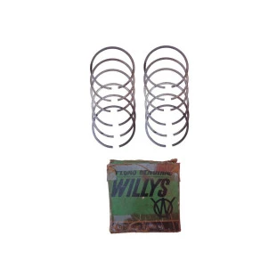 Anel Pistão 0.10 Motor Willys Bf-121 6 Cil. Rural Até 75 Jeep
