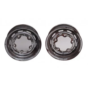 Roda Fusca 5 Furos 1967 Em Diante Aro 15 Tala 5 Cromada Usada - Par