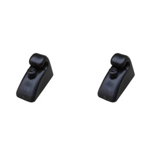 Suporte do Quebra Sol Preto D-20 A-20 Veraneio Monza - Par