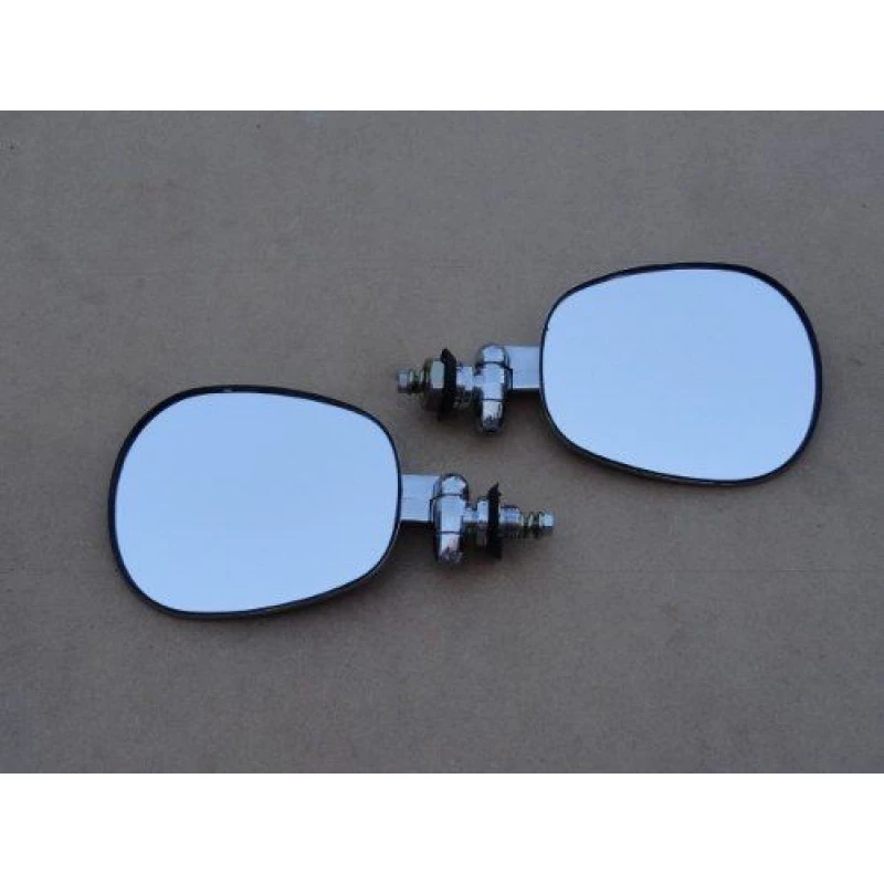 Retrovisor Externo Raquetinha Fusca Inox - Par