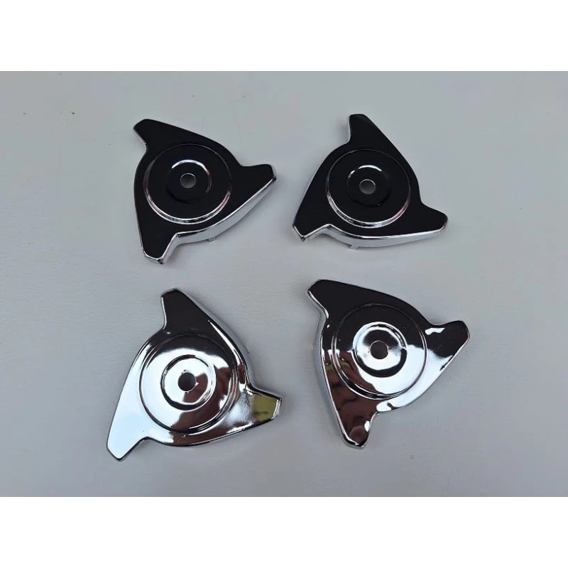 Spinner Da Calota Simca Cromado Novo Jogo Prateado