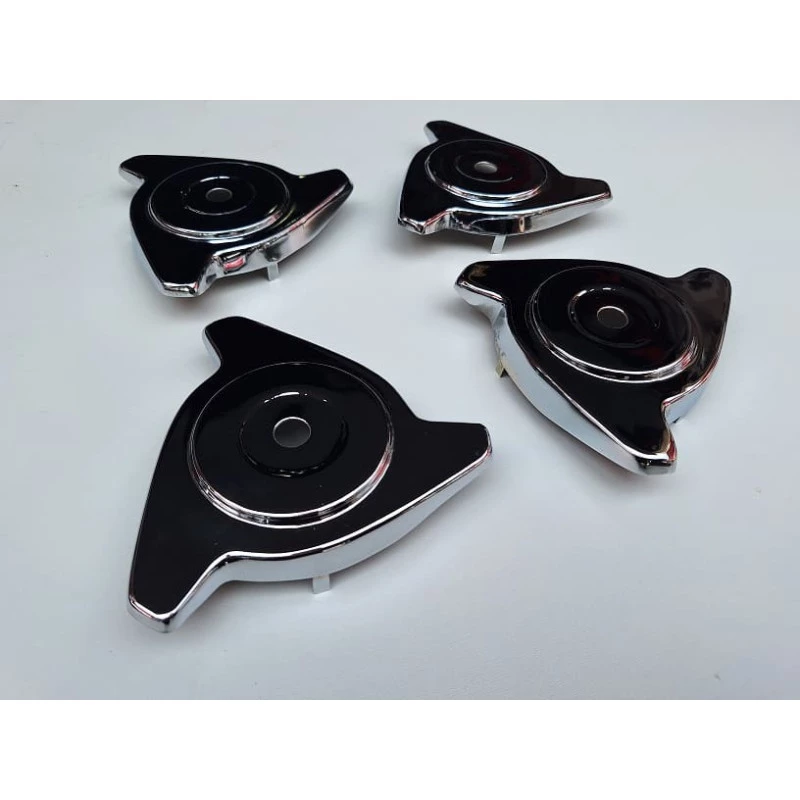 Spinner Da Calota Simca Cromado Novo Jogo Prateado