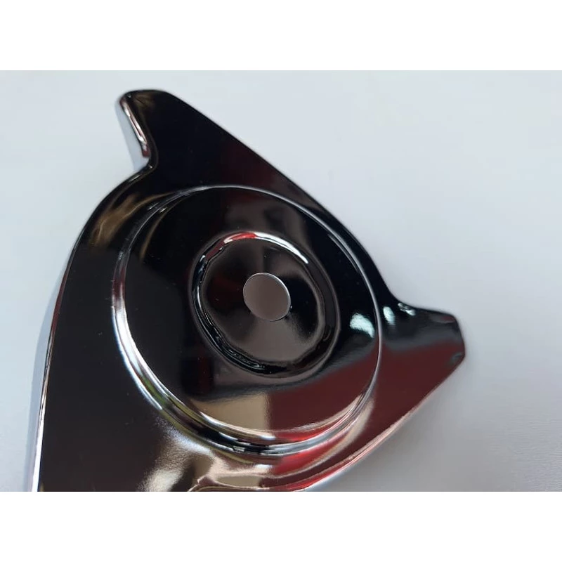 Spinner Da Calota Simca Cromado Novo Jogo Prateado