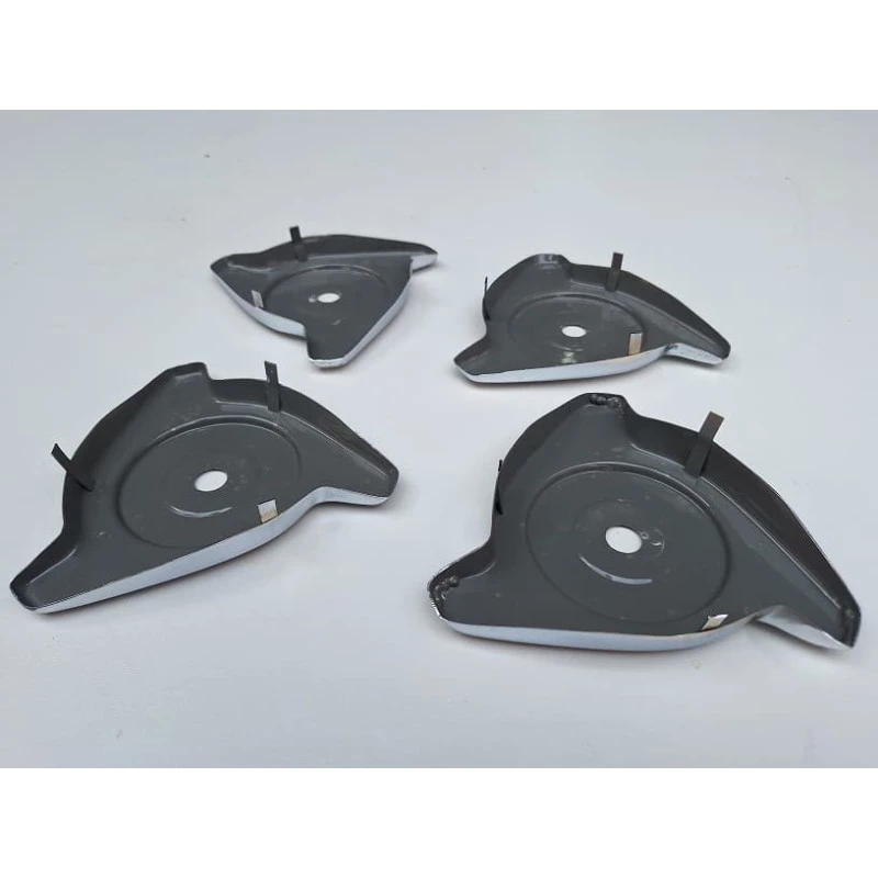 Spinner Da Calota Simca Cromado Novo Jogo Prateado