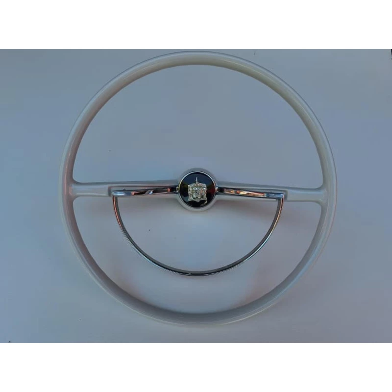 Volante Cálice Fusca Até 73 Estria Grossa Restaurado Marfim