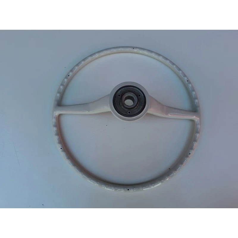 Volante Cálice Fusca Até 73 Estria Grossa Restaurado Marfim