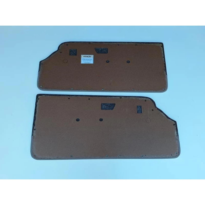 Forro Porta Gol Gti Quadrado 89 À 94 Vermelho Laguna Carpet - Par 
