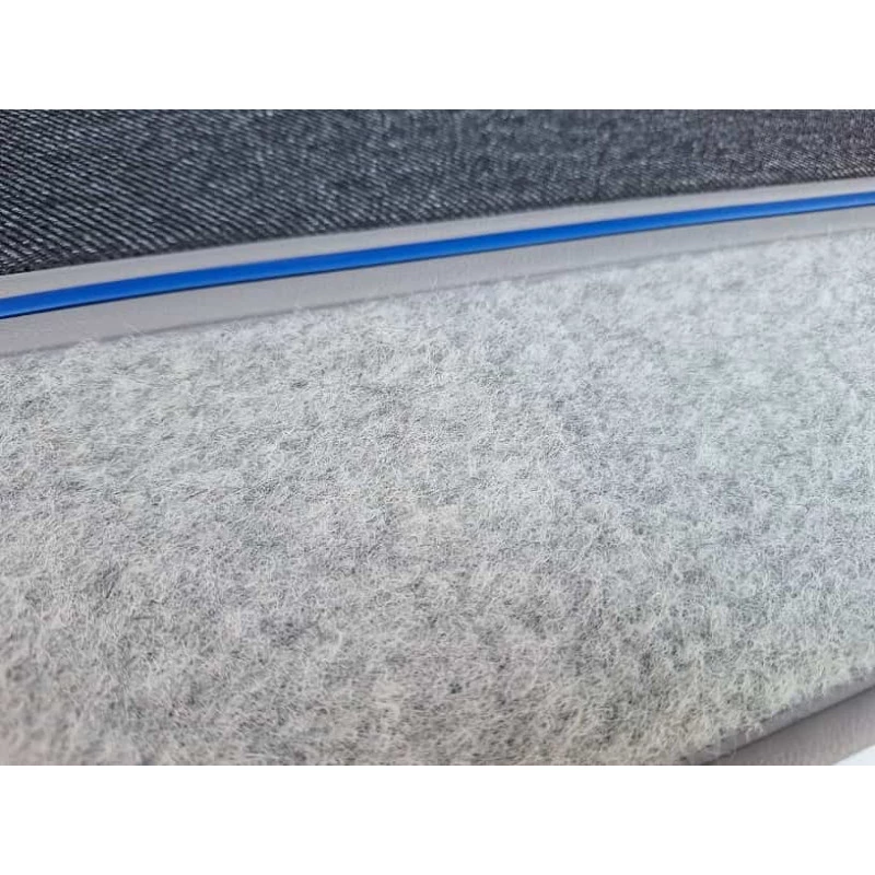 Forro Porta Gol Gti Quadrado 89 À 94 Azul Arpoador Carpet - Par