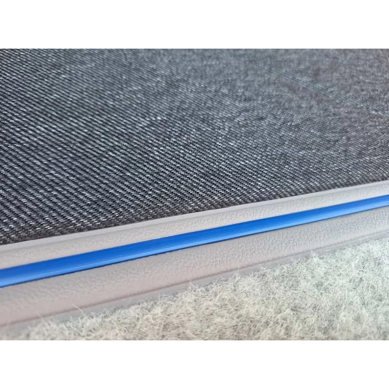 Forro Porta Gol Gti Quadrado 89 À 94 Azul Arpoador Carpet - Par