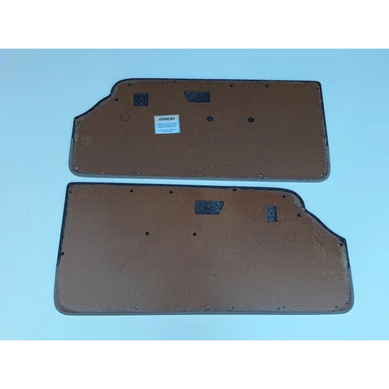 Forro Porta Gol Gti Quadrado 89 À 94 Azul Arpoador Carpet - Par