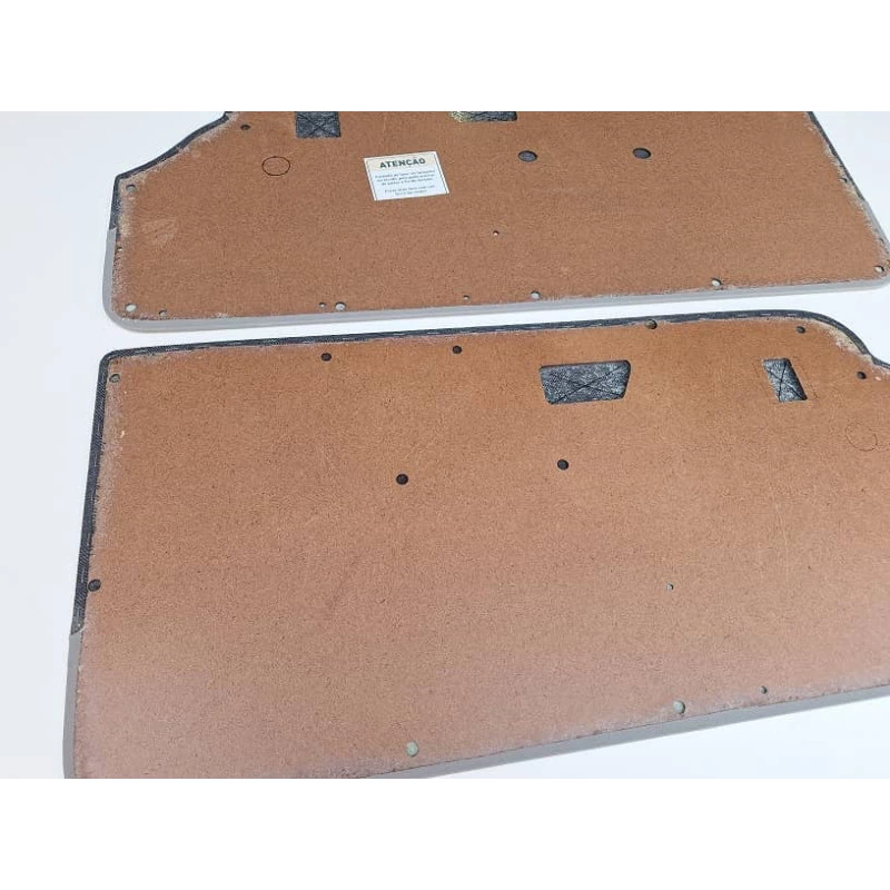 Forro Porta Gol Gti 89 À 94 Azul Arpoador C/ Carpet + Tecido Traseiro - Jogo