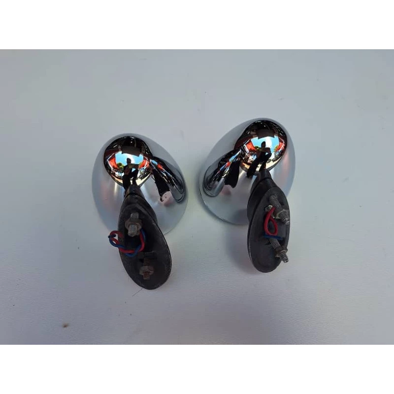 Lanterna Pisca Paralama Teto Pick Up Caminhão Antigo Cromado