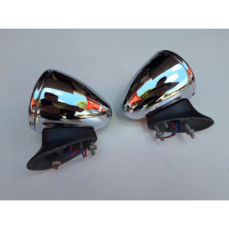 Lanterna Pisca Paralama Teto Pick Up Caminhão Antigo Cromado