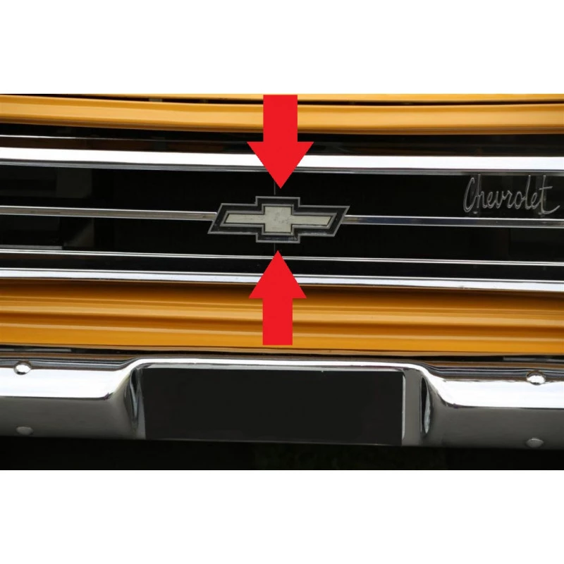 Emblema Gravata Chevrolet Grade Veraneio C-60 D-60 78 Novo
