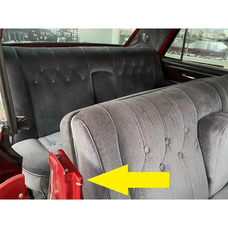 Acabamento Direito Topo Coluna B Cadillac 1961 a 1963 4 Portas Sem Coluna