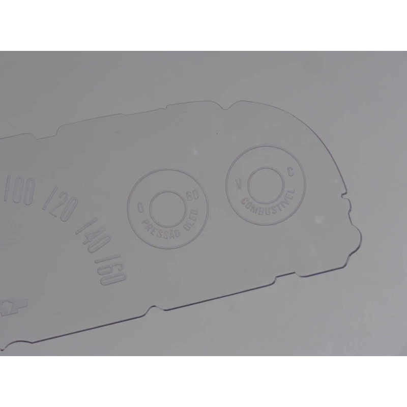Acrílico Visor do Painel Velocímetro C-14 C-15 Veraneio 1964 a 1966