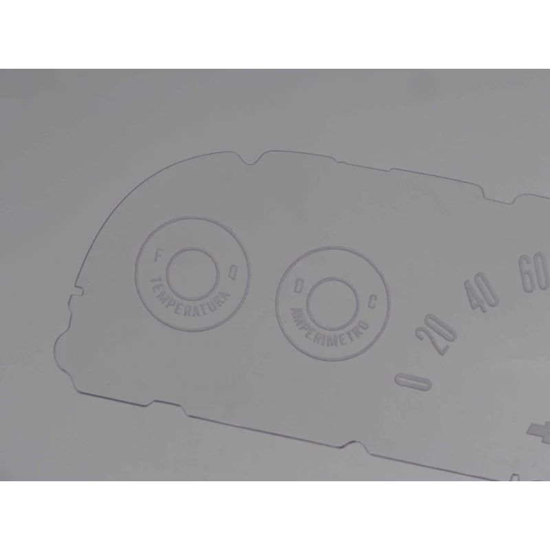 Acrílico Visor do Painel Velocímetro C-14 C-15 Veraneio 1964 a 1966