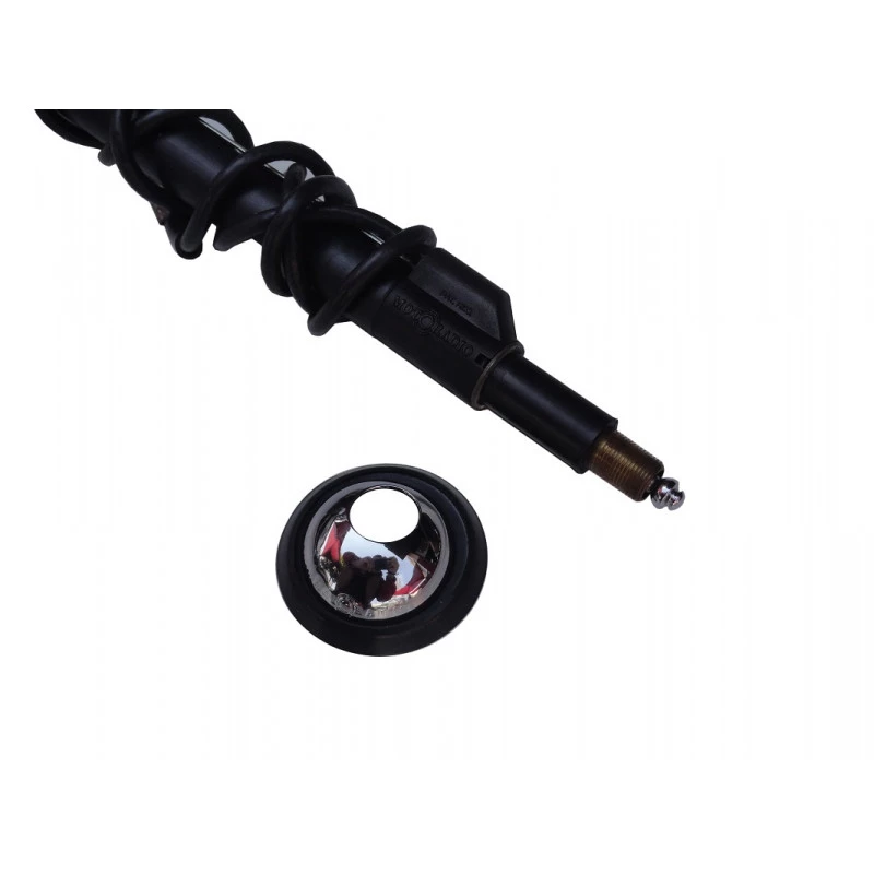 Antena Motoradio Antiga Universal Base Multidirecional Original Nova Inox