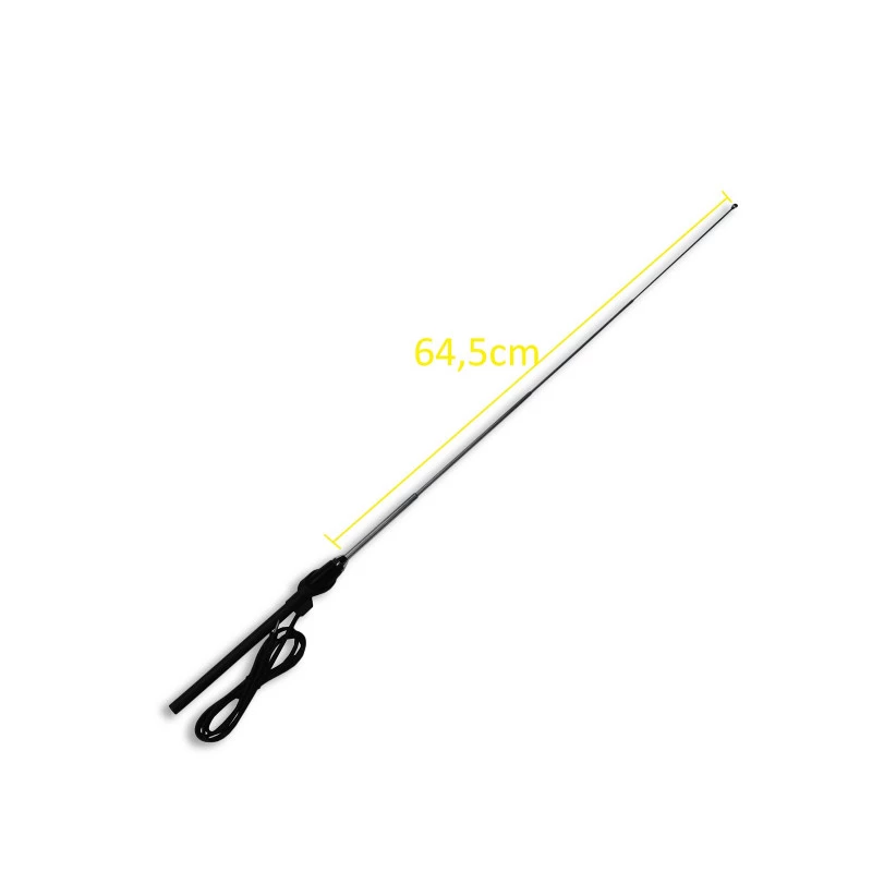 Antena Fusca Base Cromada Truffi 4 Estágios Telescópica