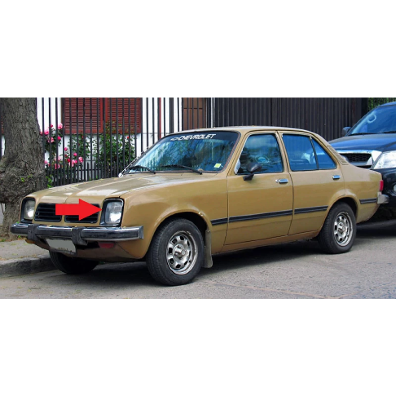 Aro Farol Chevette 81 à 82 Esquerdo Original com Detalhe