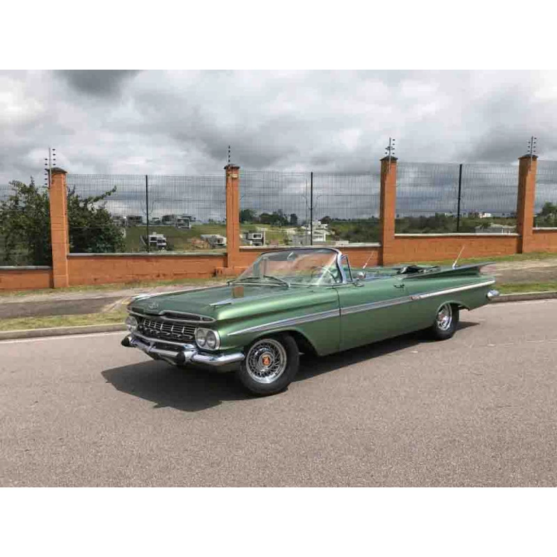 Avião Ornamento Friso Paralama Bel Air Impala 1959 Original Cromado Usado