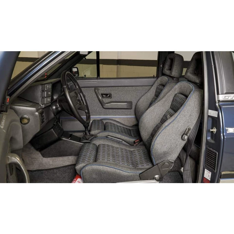 Forro Porta Gol Gti Quadrado 89 À 94 Azul Arpoador Carpet - Par